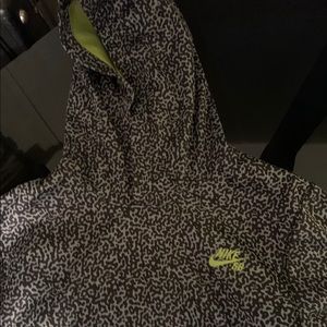 Nike cheetah/ camo print hoodie